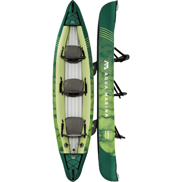 Aqua Marina 12’2″ RIPPLE-370 2022 3-Person Inflatable Recreational Canoe - Good Wave